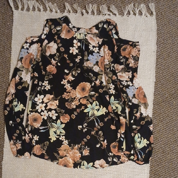 Sienna Sky Tops - Sienna Sky Black Floral Blouse